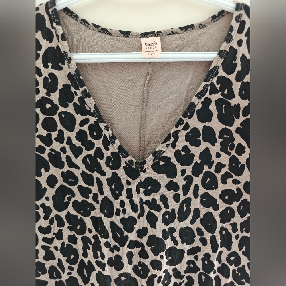 Smash + Tess The Sunday Shorty Dress Lexi Leopard XS US 2-4 - Picture 6 of 6